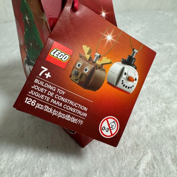 LEGO 854050 Snowman & Reindeer Ornament Set (126 Pcs) Factory Sealed NWT 2020 - Picture 2 of 7